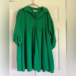 Entro Vibrant Green Blouse